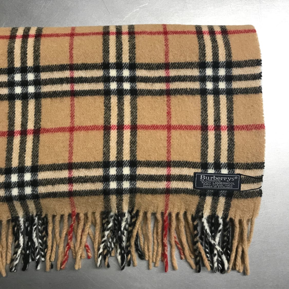 버버리 정품 램스울 머플러 베이지 상품이미지3