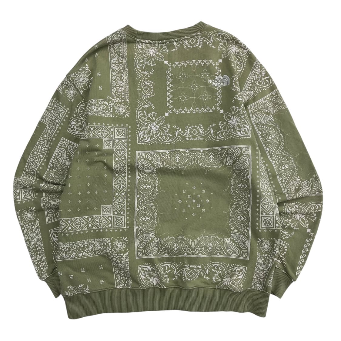 노스페이스 말차맛 반다나패턴 맨투맨 L 상품이미지3