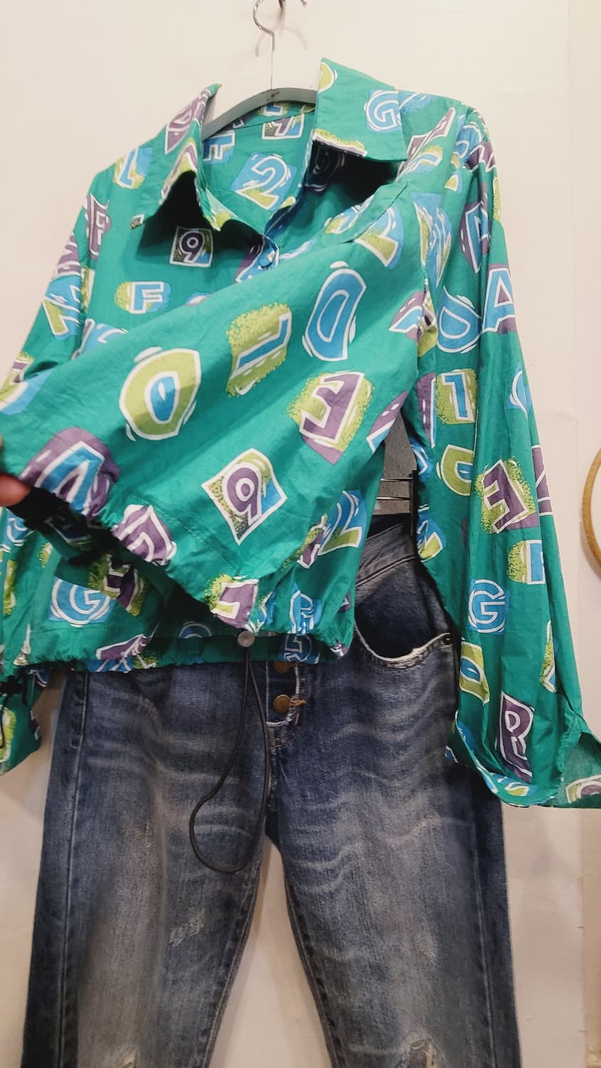 그린 셔츠 블루종 상품이미지5