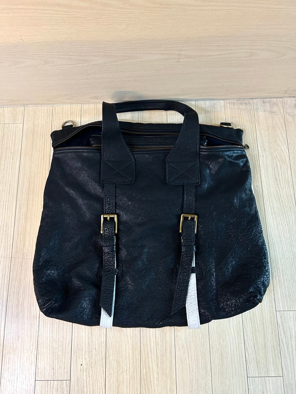 Mix Color Sheep Skin Leather Bag 상품이미지2