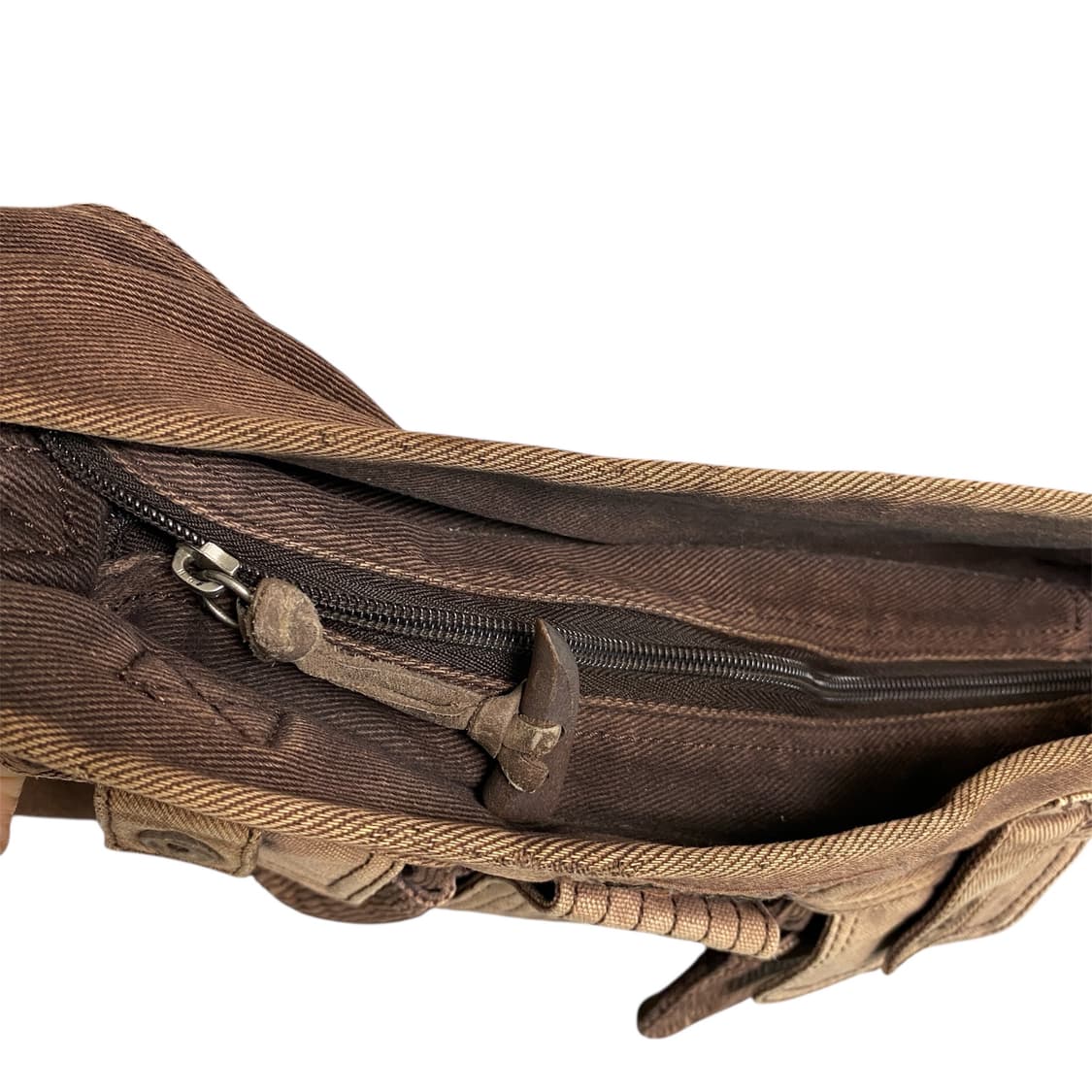 Diesel 디젤 코듀로이 워싱 브라운 크로스백 상품이미지6