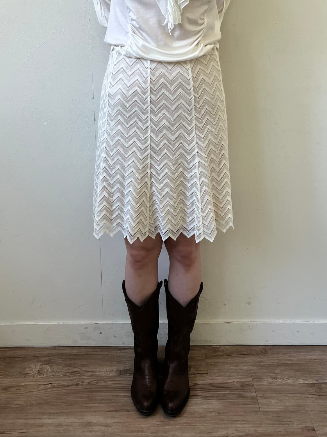 LOUNIE 지그재그 스커트 상품이미지5
