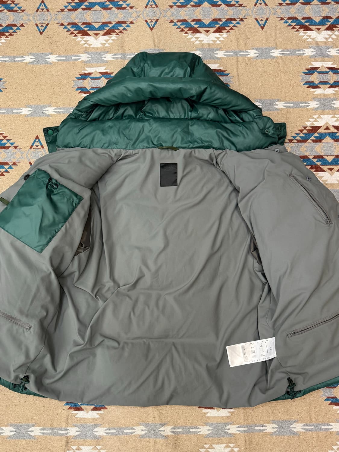 [M][100] 다이와피어39 테크 백패커 다운 파카 그린 상품이미지5