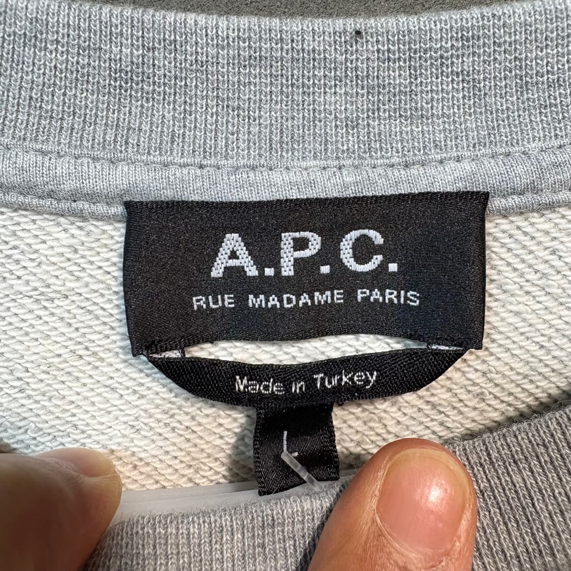 [L] APC 아페쎄 스웻 셔츠 상품이미지5