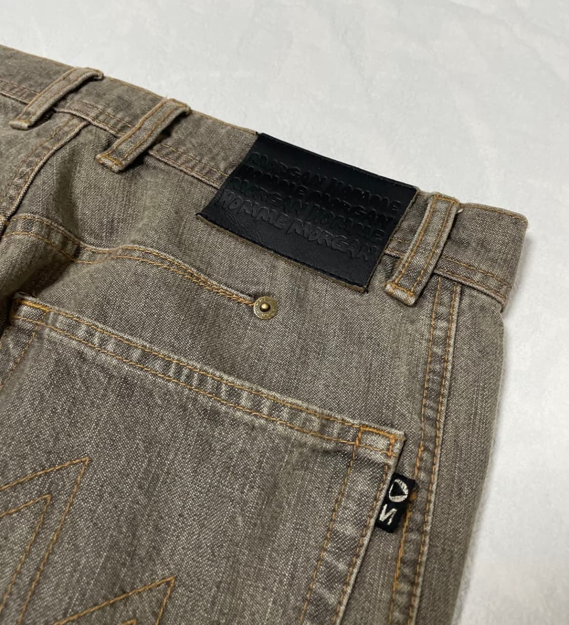 MORGAN Homme Side Lace-Up Flare Denim  상품이미지3