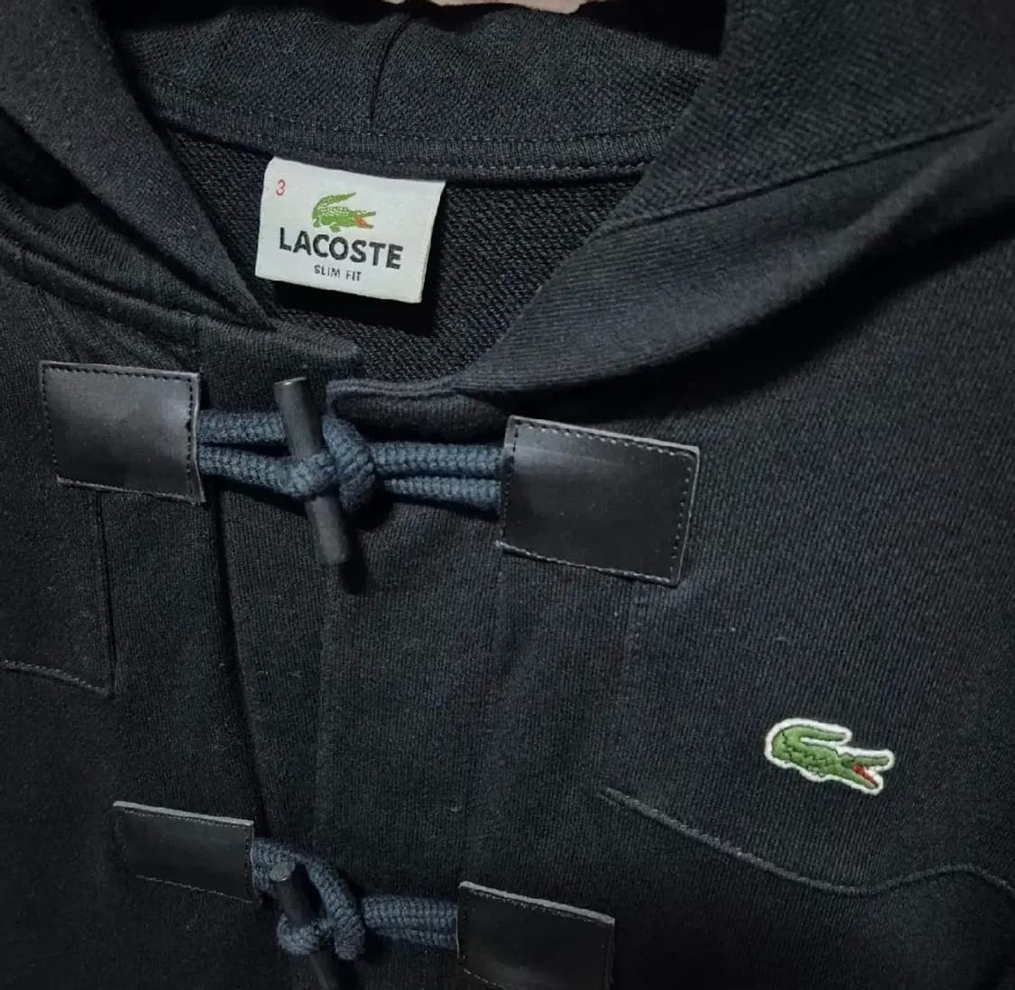 387 ) 한정 라코스테 3 클래식 면 후드티 단종 희긔 남여공용 상품이미지6
