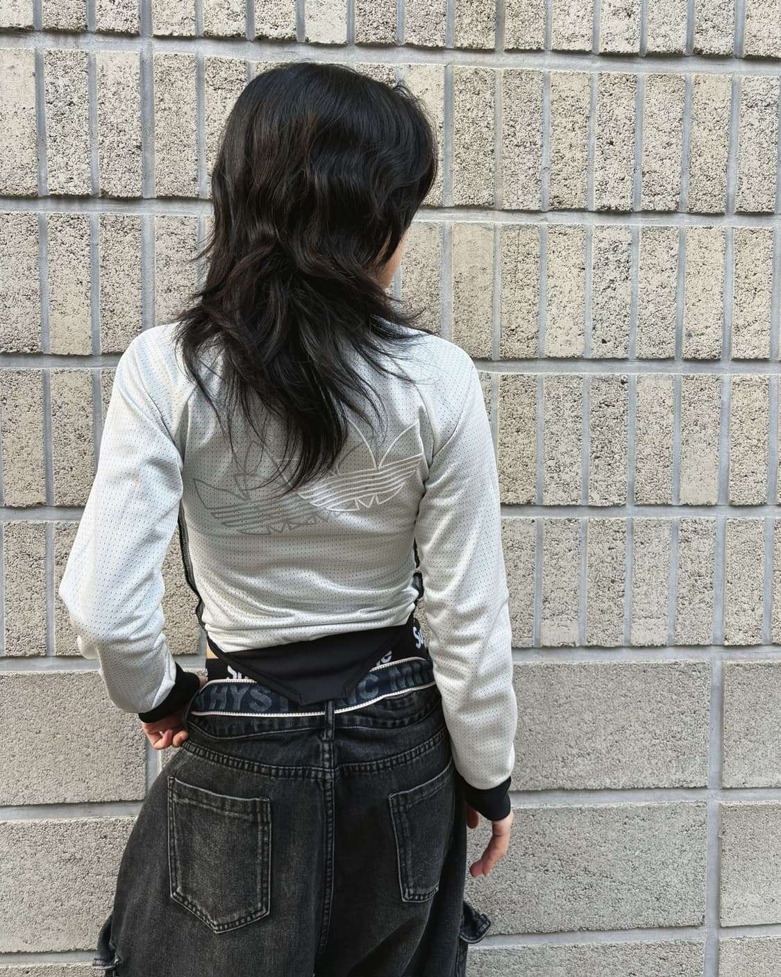 아디다스 양면 바디수트 실루엣 집업 상품이미지8