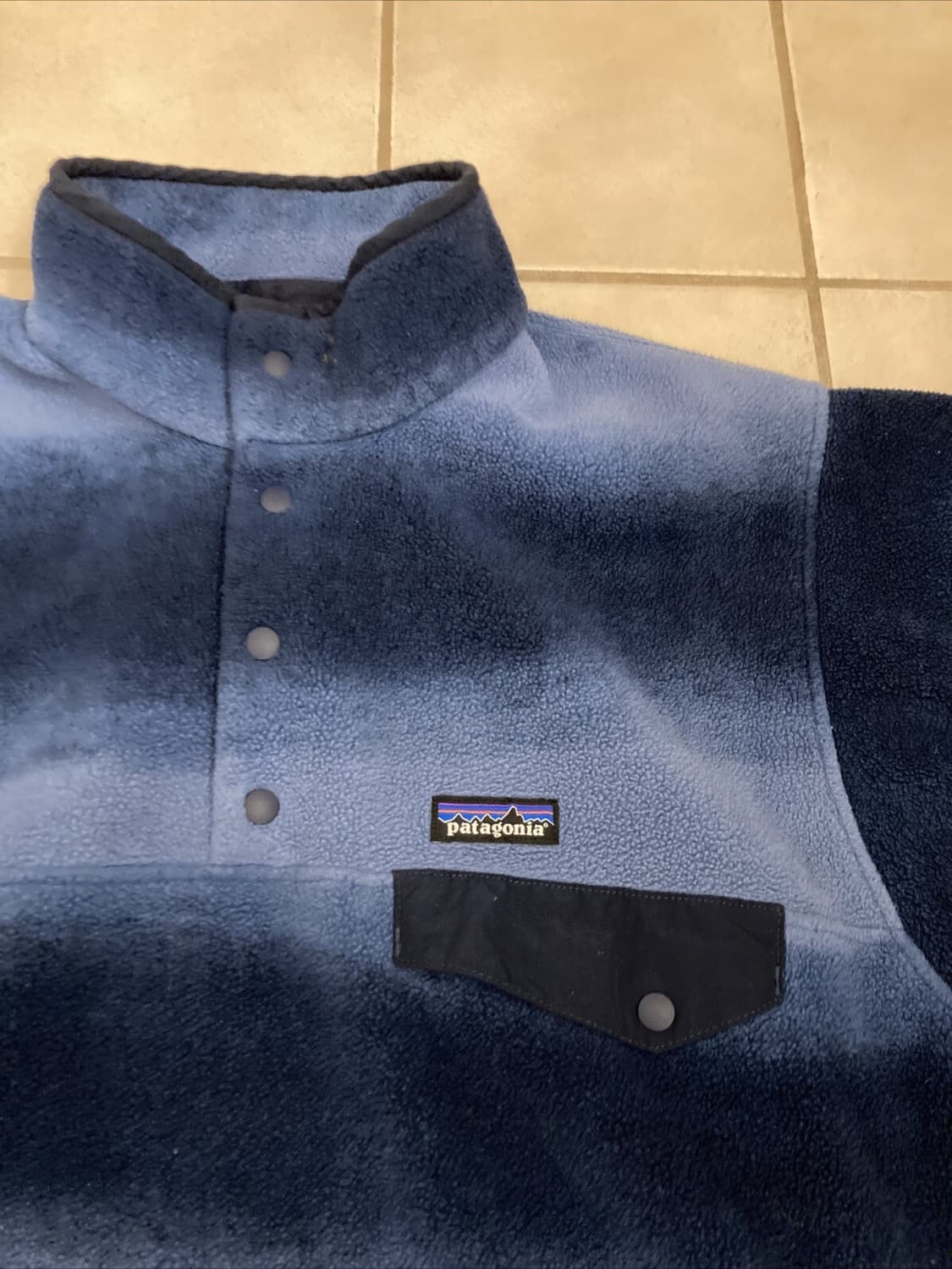 15SS 파타고니아 신칠라 스냅-T 블루/네이비 상품이미지2