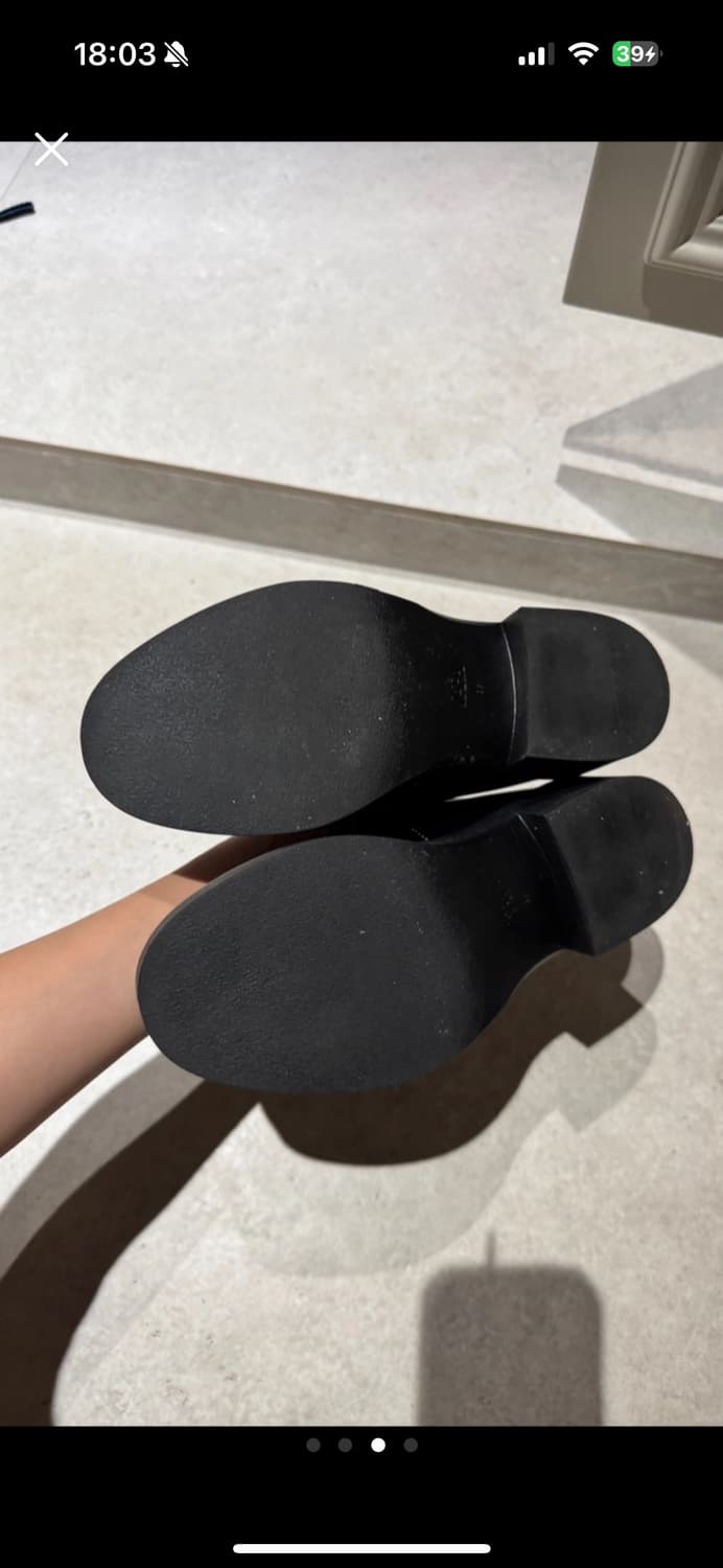 자라 ZARA 블랙 로퍼 230 상품이미지3