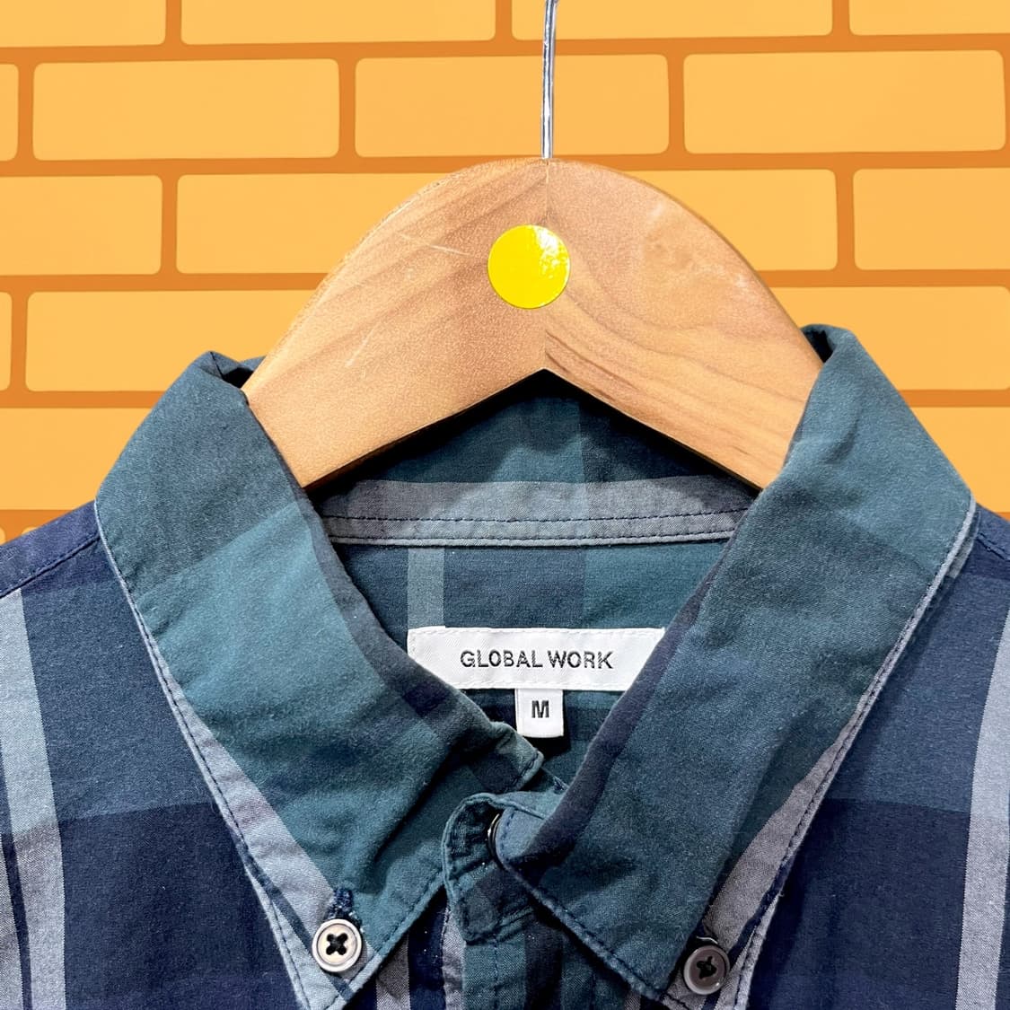 글로벌 워크 체크 셔츠 (M) 상품이미지2