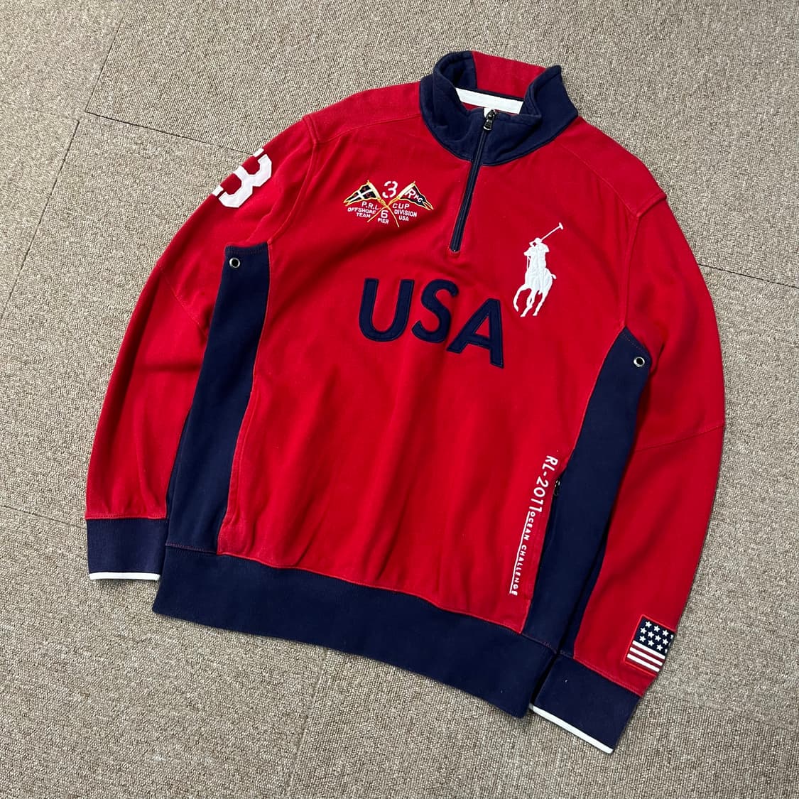 폴로 랄프로렌 반집업 usa 하프집업 상품이미지1