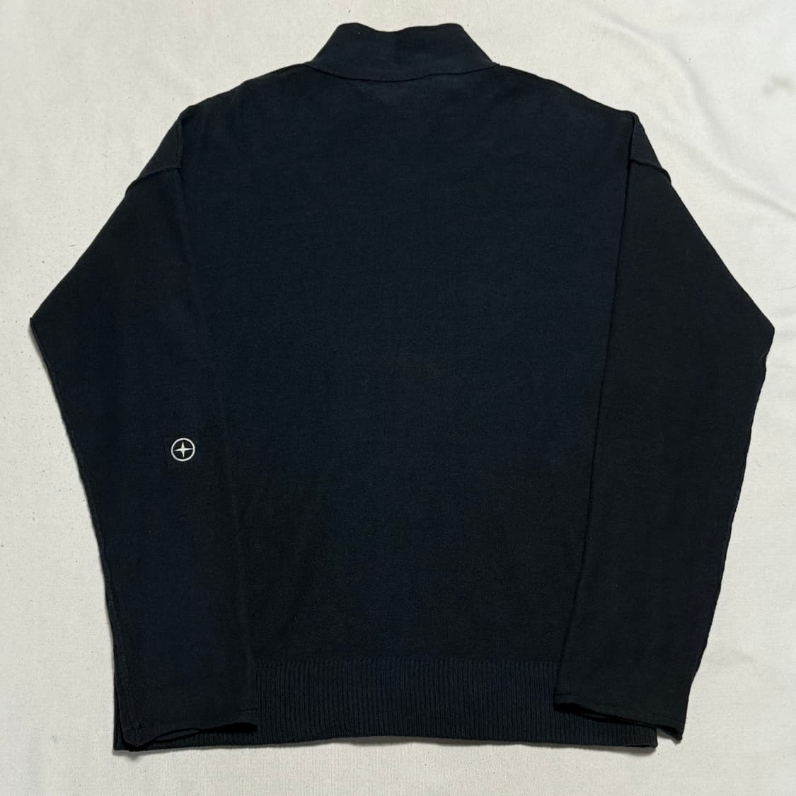 XL 스톤아일랜드 블랙 니트 집업  상품이미지3