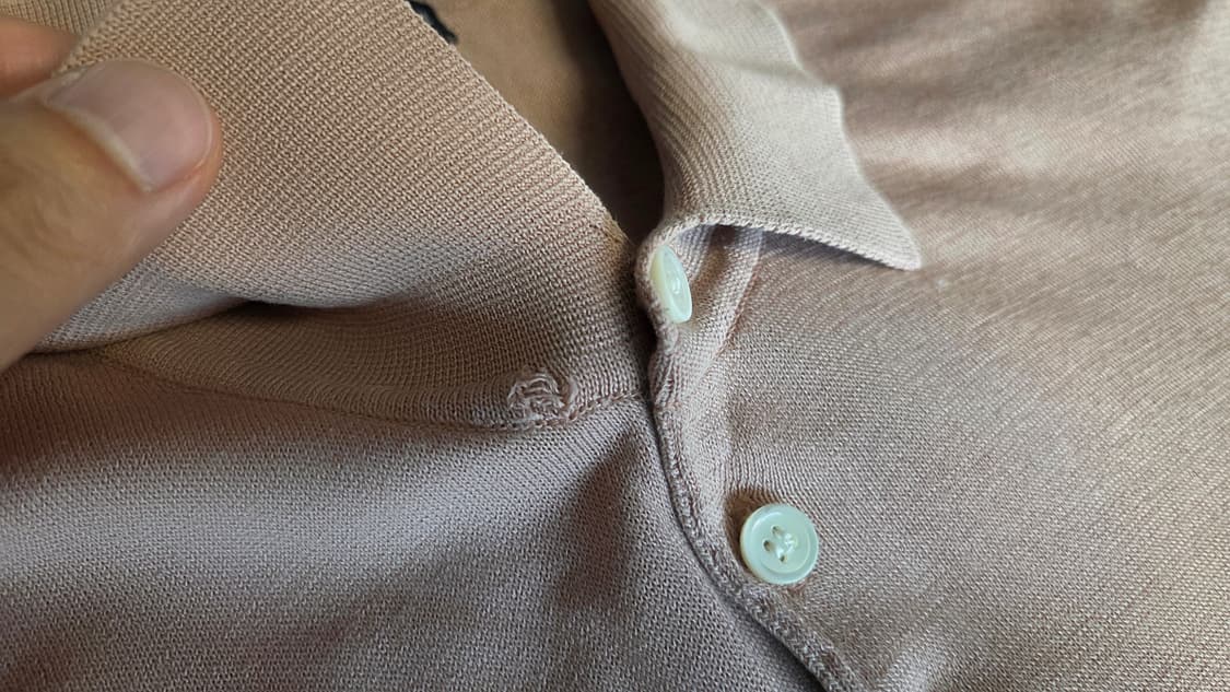 알레그리 실크 니트 PK 반팔 티셔츠 상품이미지9