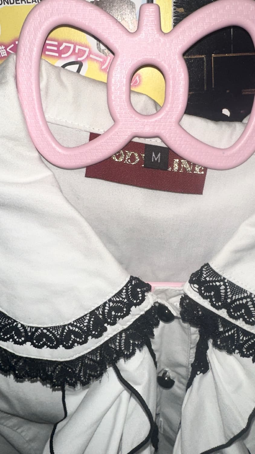 바디라인셔츠 공겜여주 고스로리타 핀터깔 대장템 서브컬쳐  상품이미지2