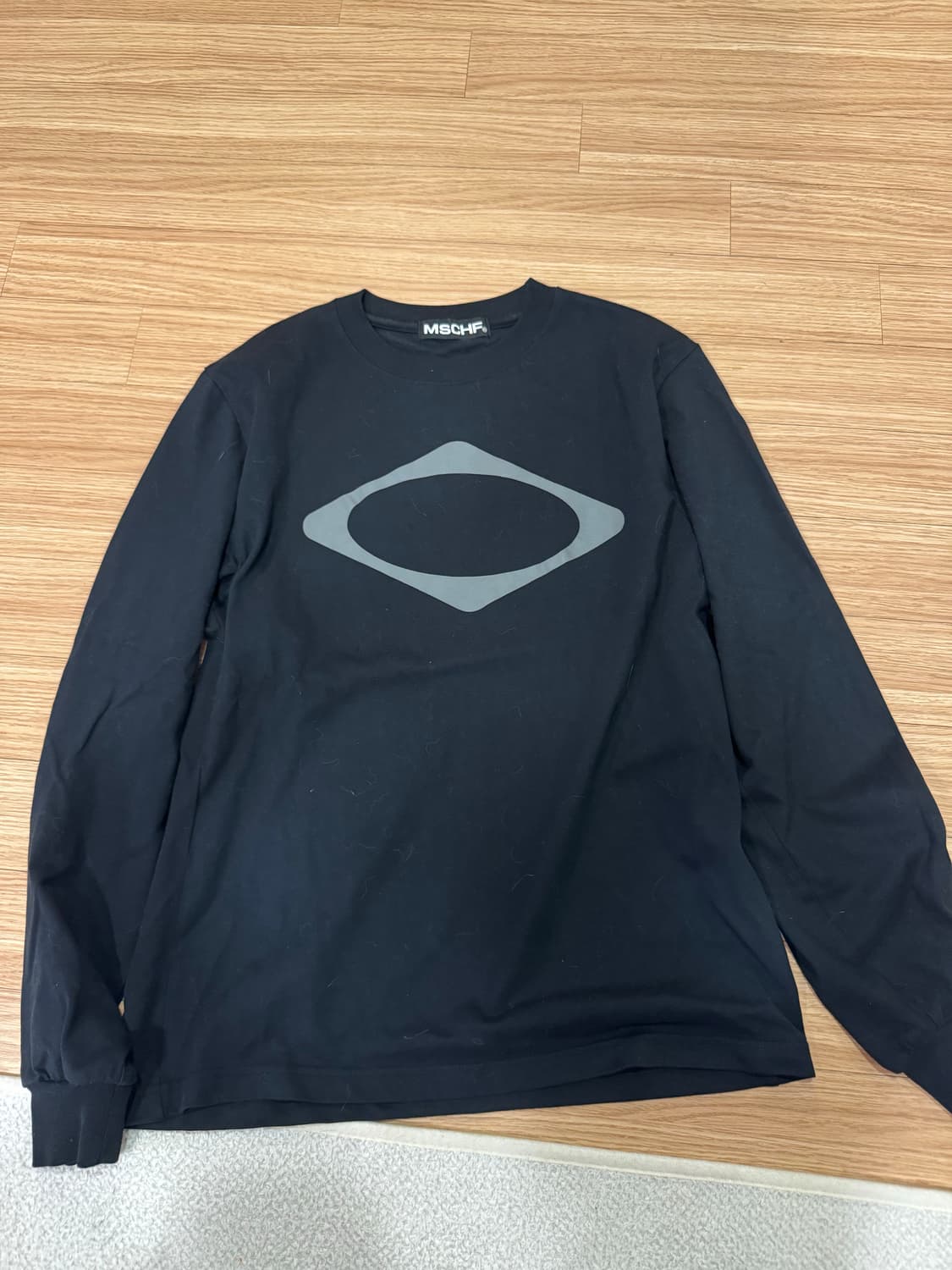 미스치프 롬버스 롱슬리브 M 블랙 상품이미지2