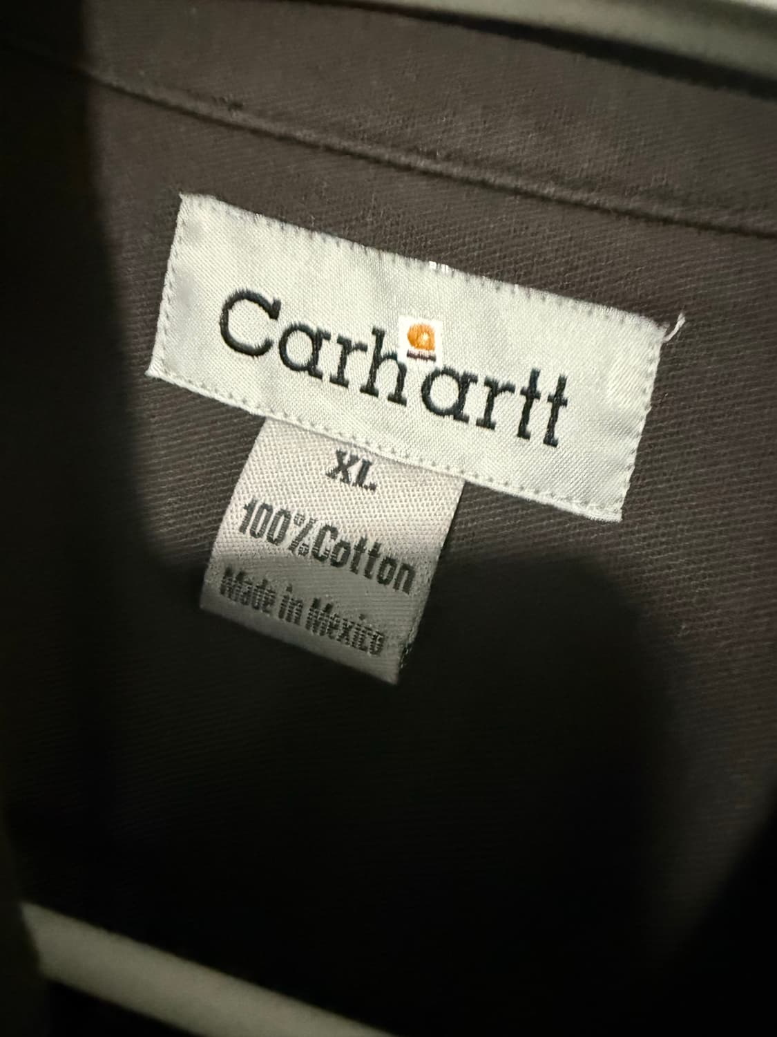 칼하트 포켓 셔츠 다크브라운 xl 상품이미지3