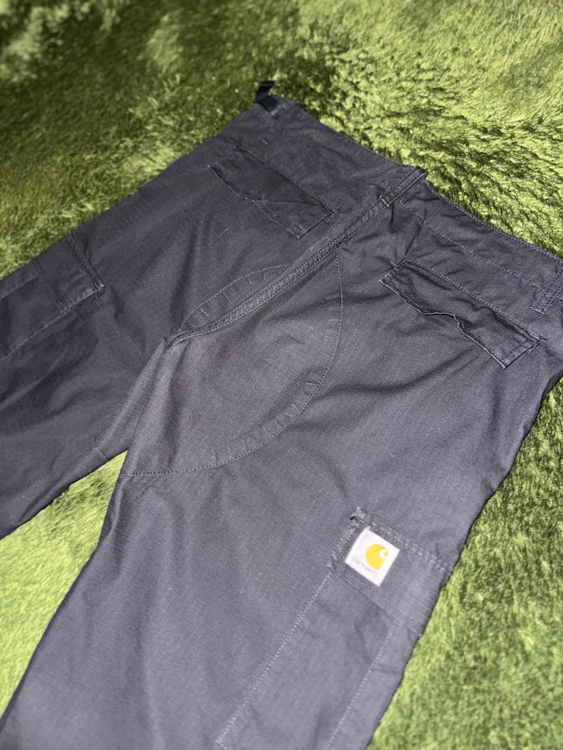 [32X32] 칼하트 WIP 에비에이션 카고 팬츠 블랙 상품이미지9