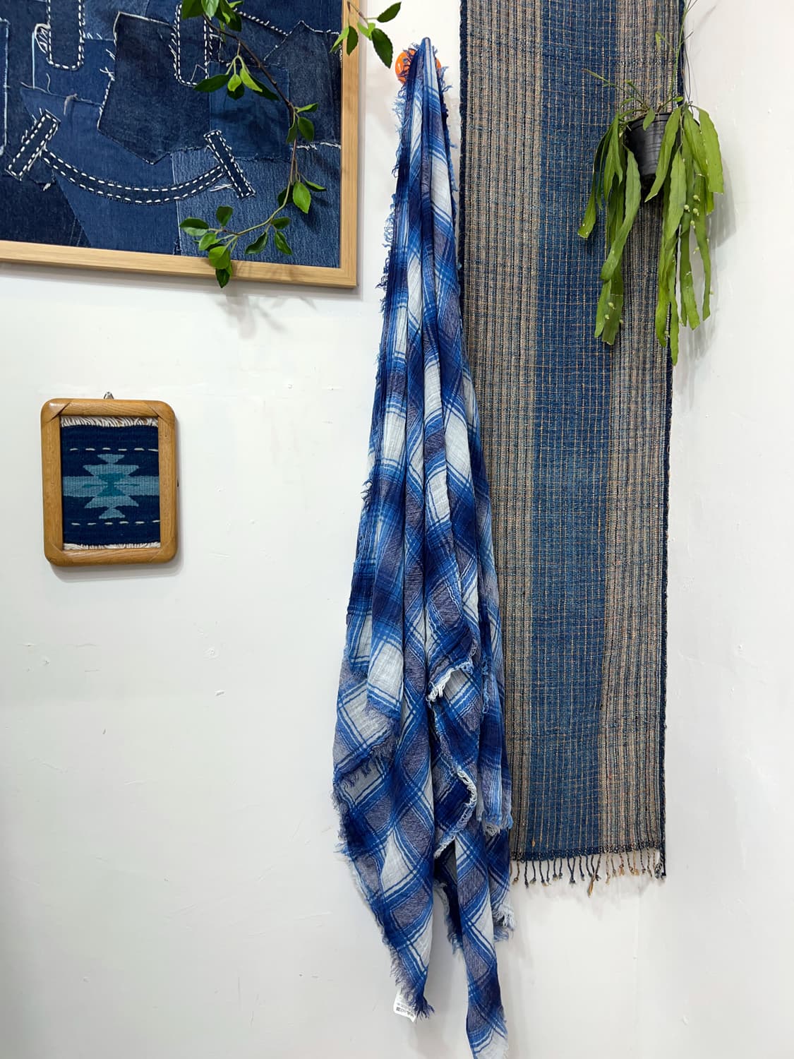 Checked Cotton Scarf 상품이미지4