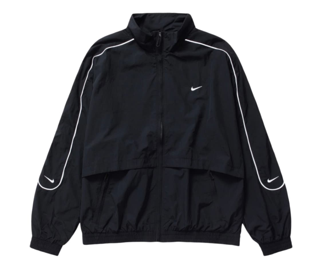 나이키 NSW 솔로 스우시 우븐 트랙 자켓 블랙 - 아시아 상품이미지1