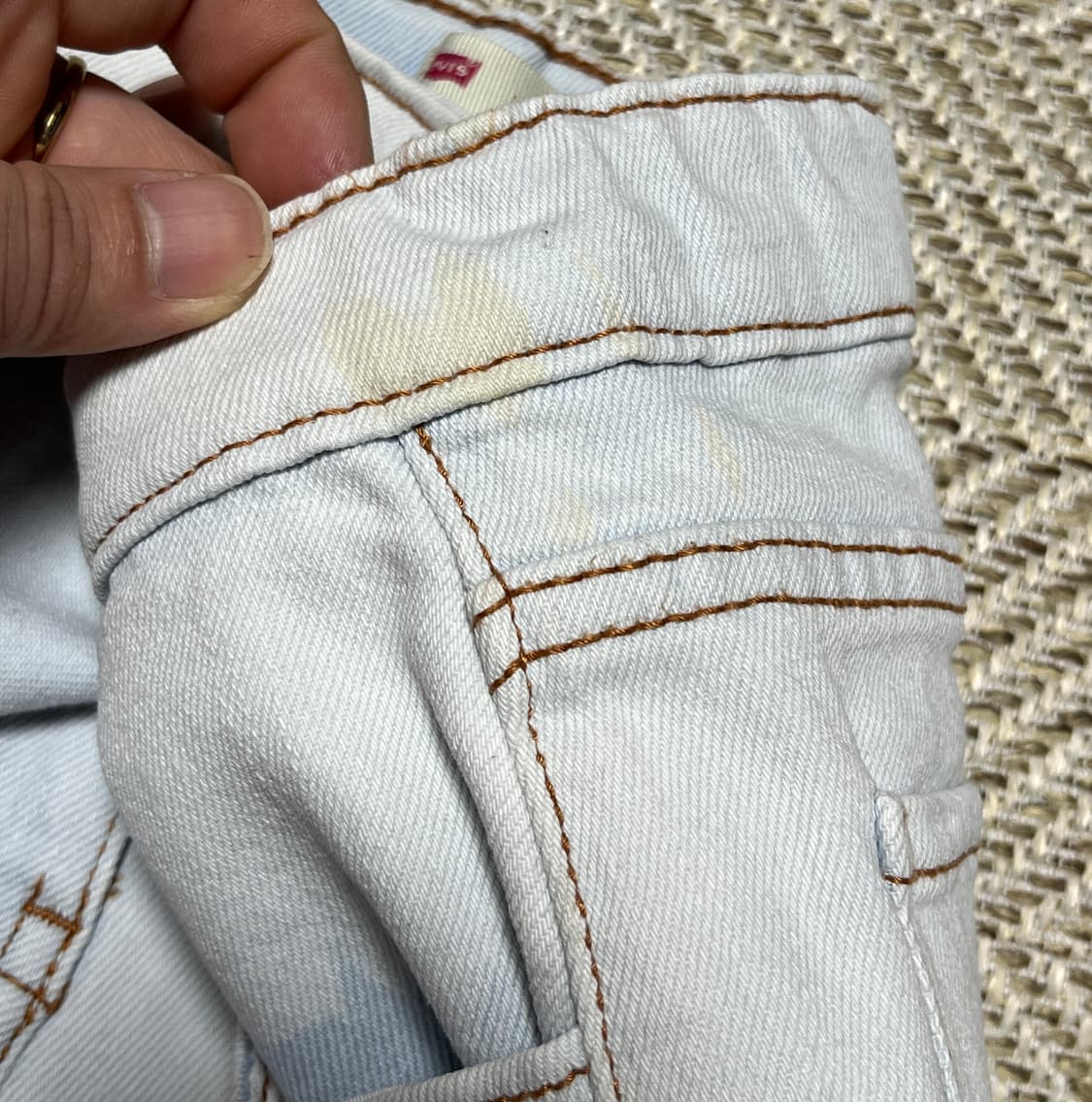 리바이스 데님 스커트 반바지 쇼츠 핫팬츠 S 상품이미지7