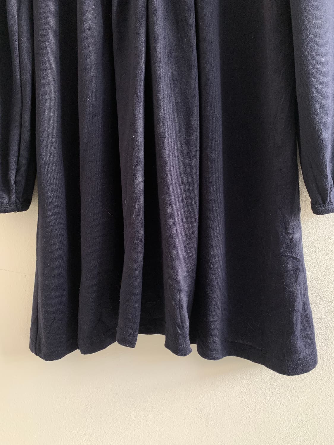 V neck lace navy dress 상품이미지5