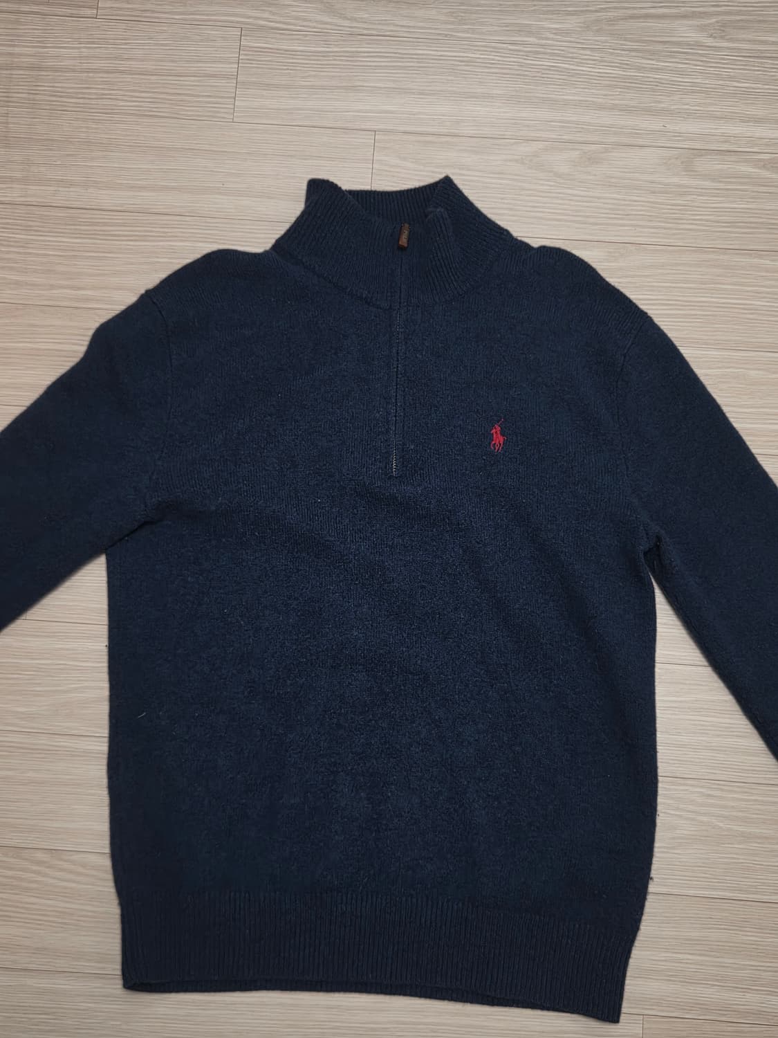 폴로 반집업 니트 상품이미지3