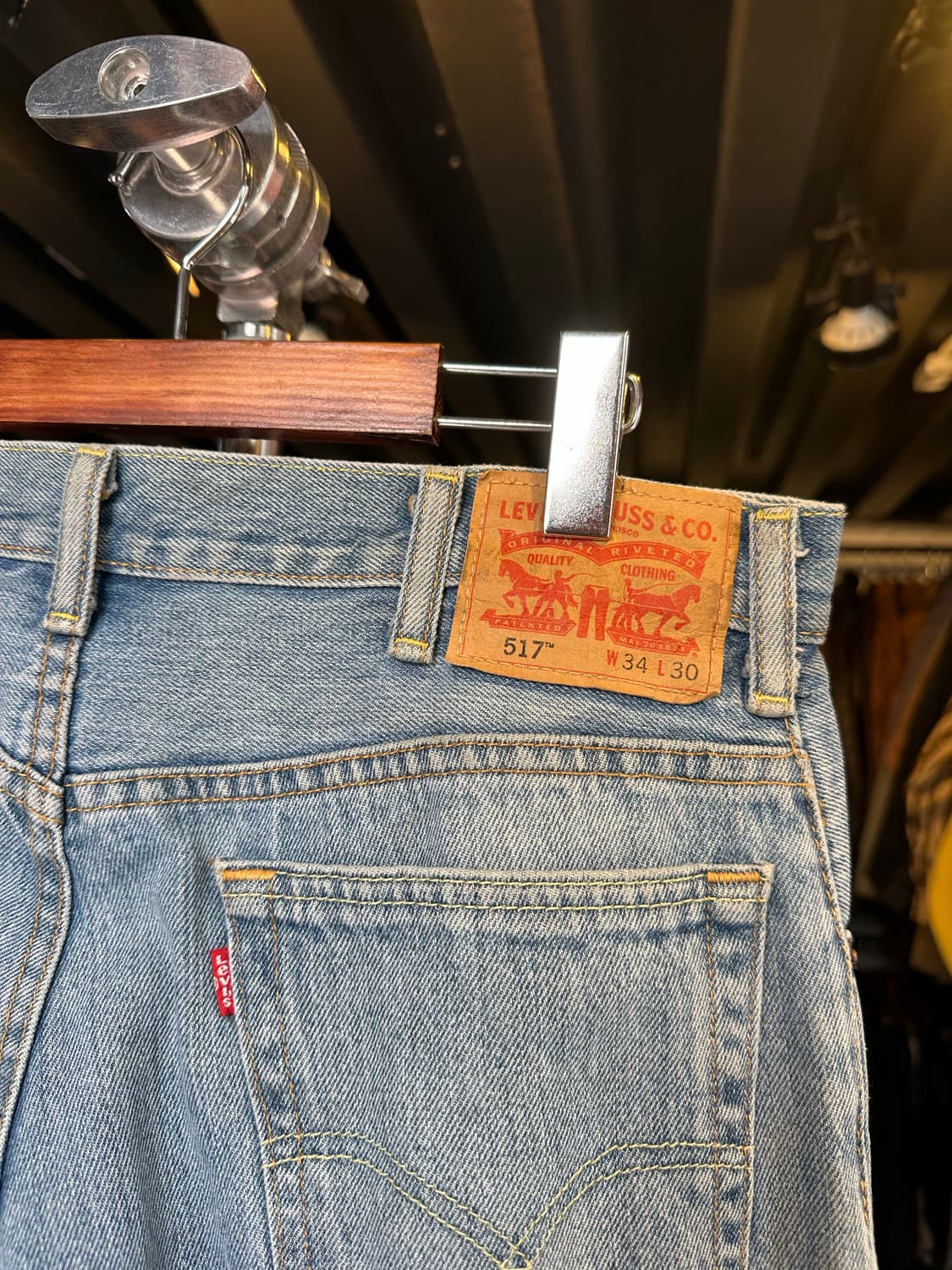 리바이스517 부츠컷 데님 팬츠 34x30 상품이미지6