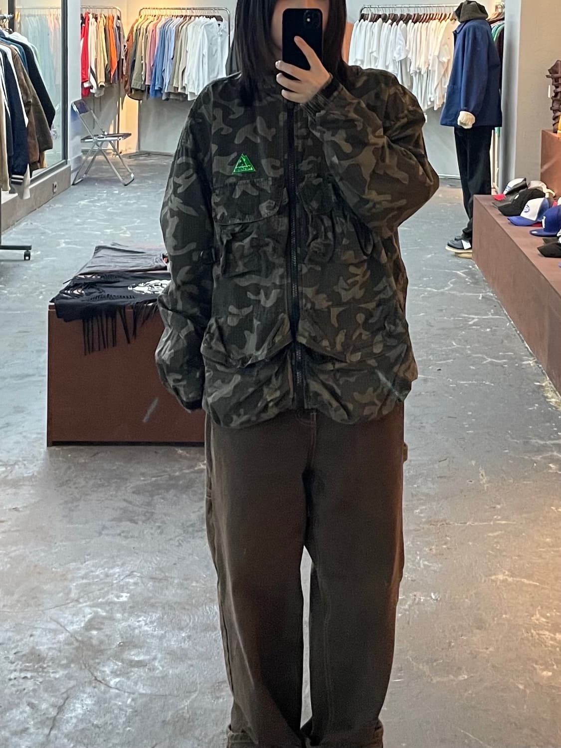 예스아이씨 올리브 카모 투웨이 파카 H1194 상품이미지1