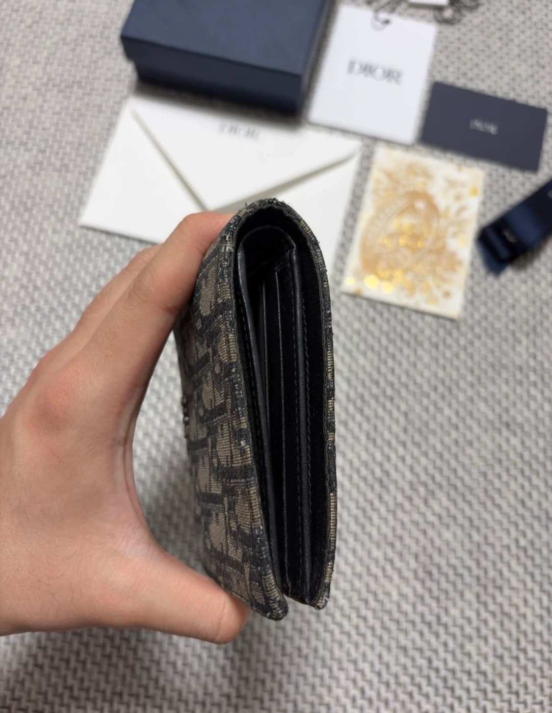 디올 오블리크 반지갑 팝니다 상품이미지4