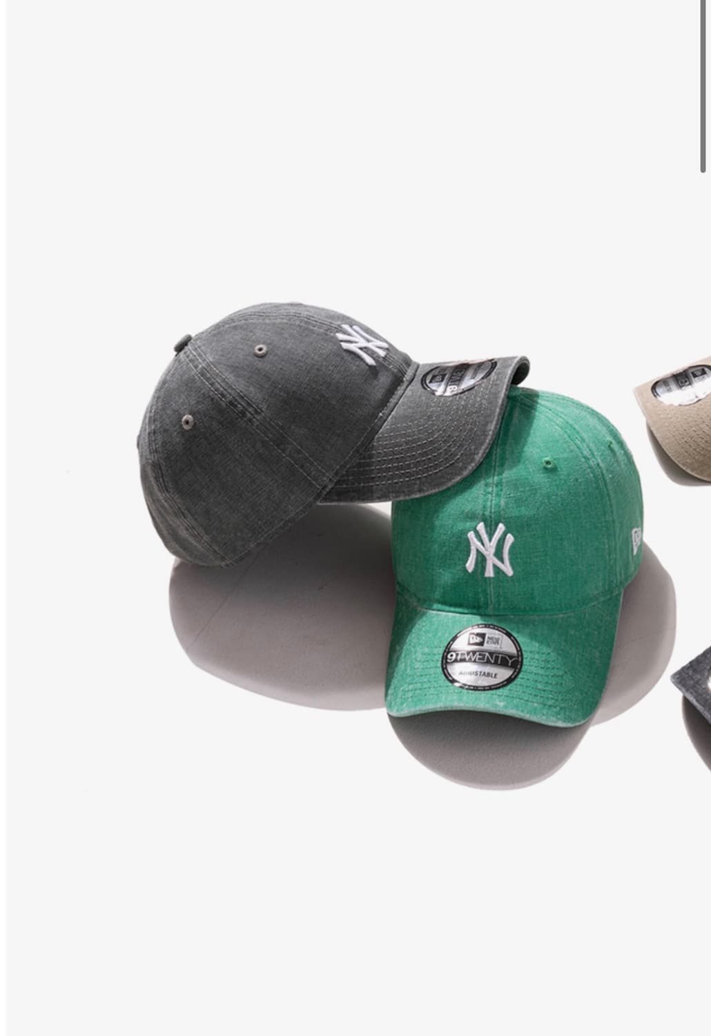 앰엘비 워싱 볼캡 카키 상품이미지1