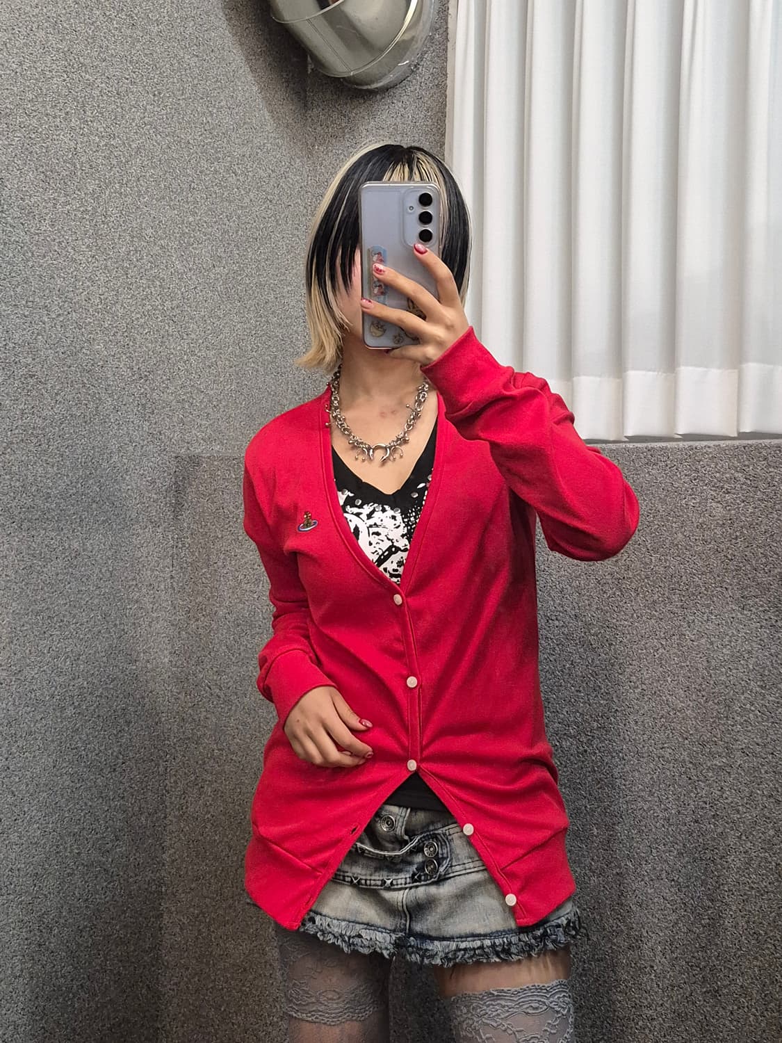 VIVIENNWESTWOOD RED CARDIGAN  상품이미지1