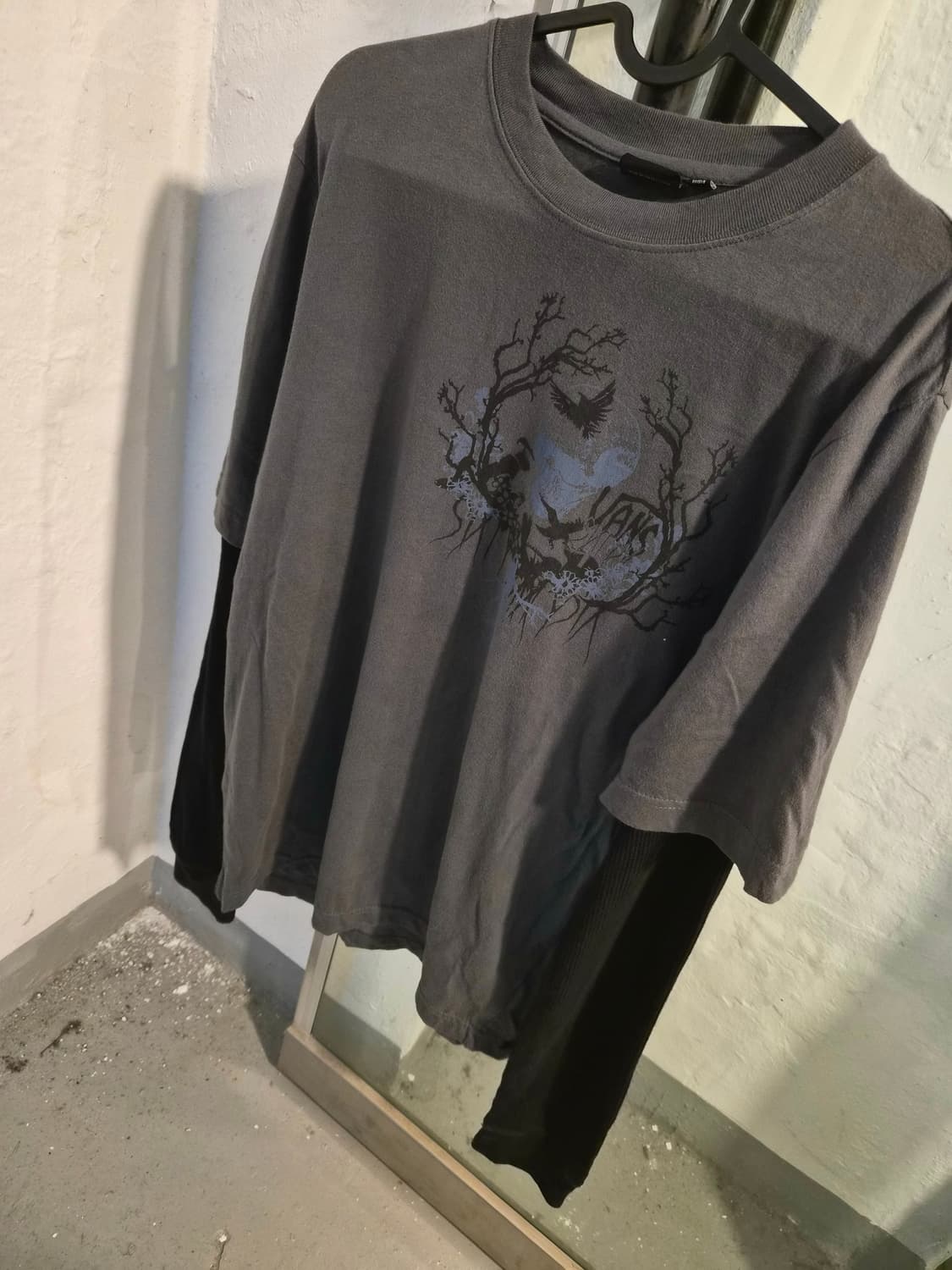 Y2k 레이어드 프린팅 롱슬리브 상품이미지2