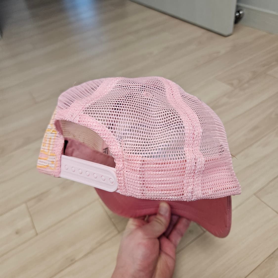 본더치 글로시 핑크 메쉬 볼캡 Free 상품이미지3