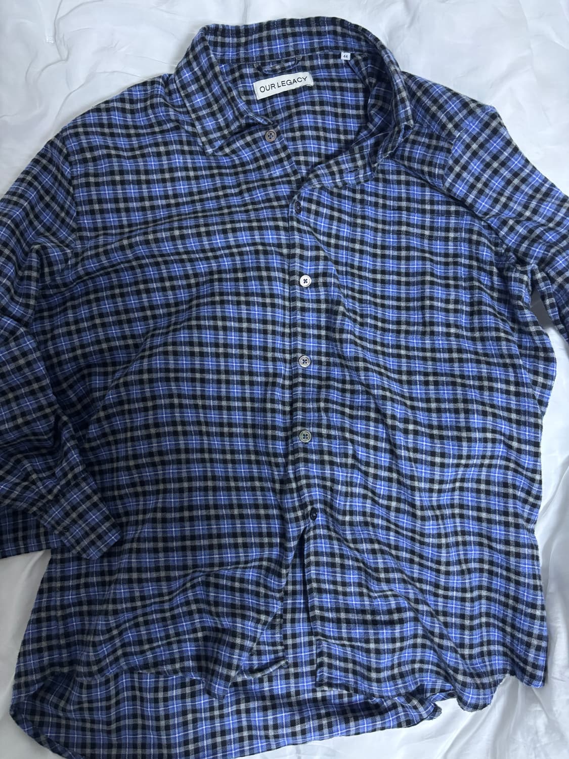 아워레가시 어보브 셔츠 캔트렐 체크 44 상품이미지1