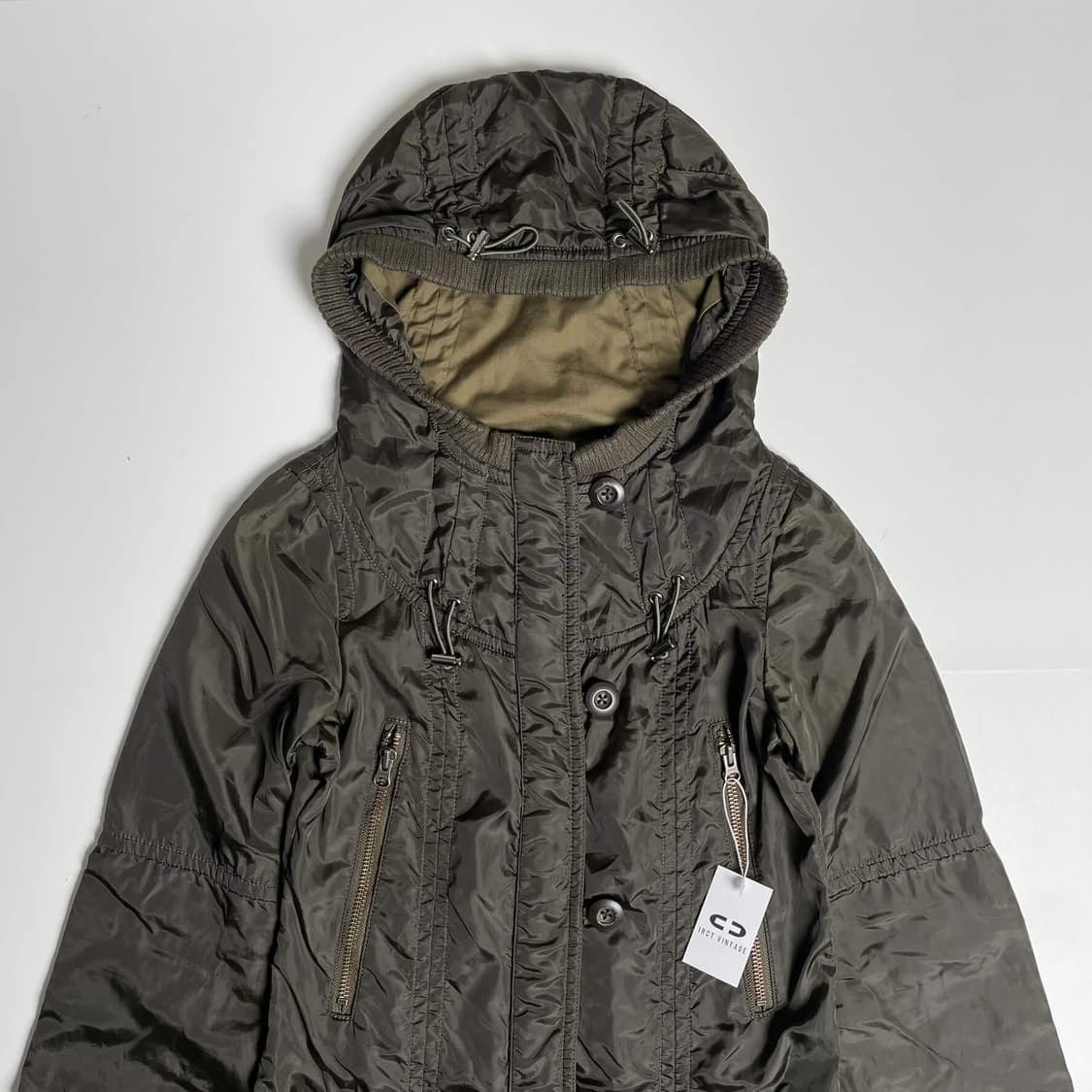 Jetlabel 나일론 립 포인트 후디 파카 상품이미지2