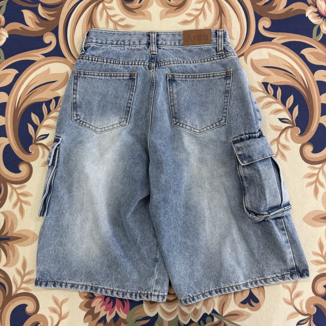 (S)어반 드레스 AVAN DRESS 카고 데님 반바지 상품이미지5