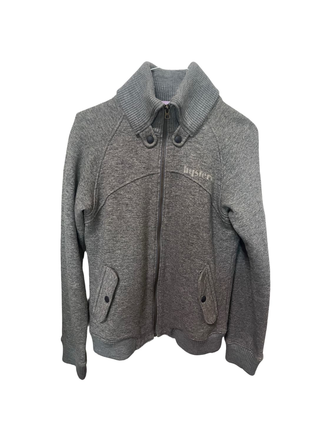 히스테릭 글래머 그레이 스웨터 집업 상품이미지2