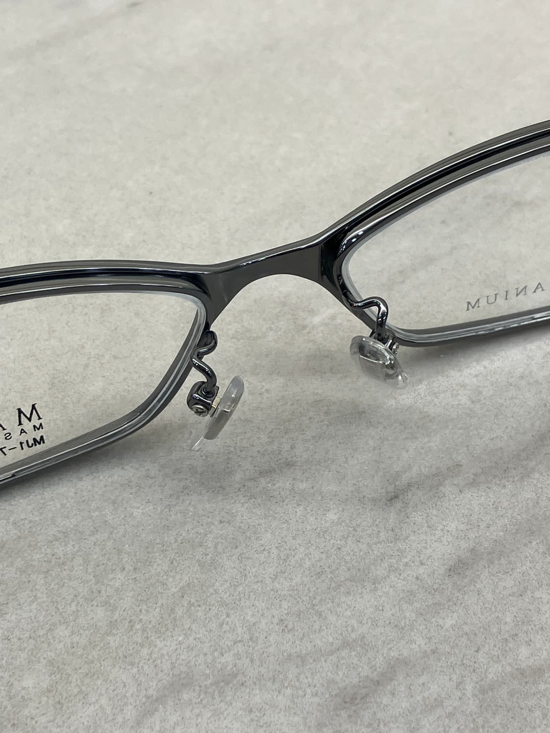 마지 마사토모 MAJI Masatomo 딥실버 스퀘어 와이어 메탈테 안경 상품이미지4