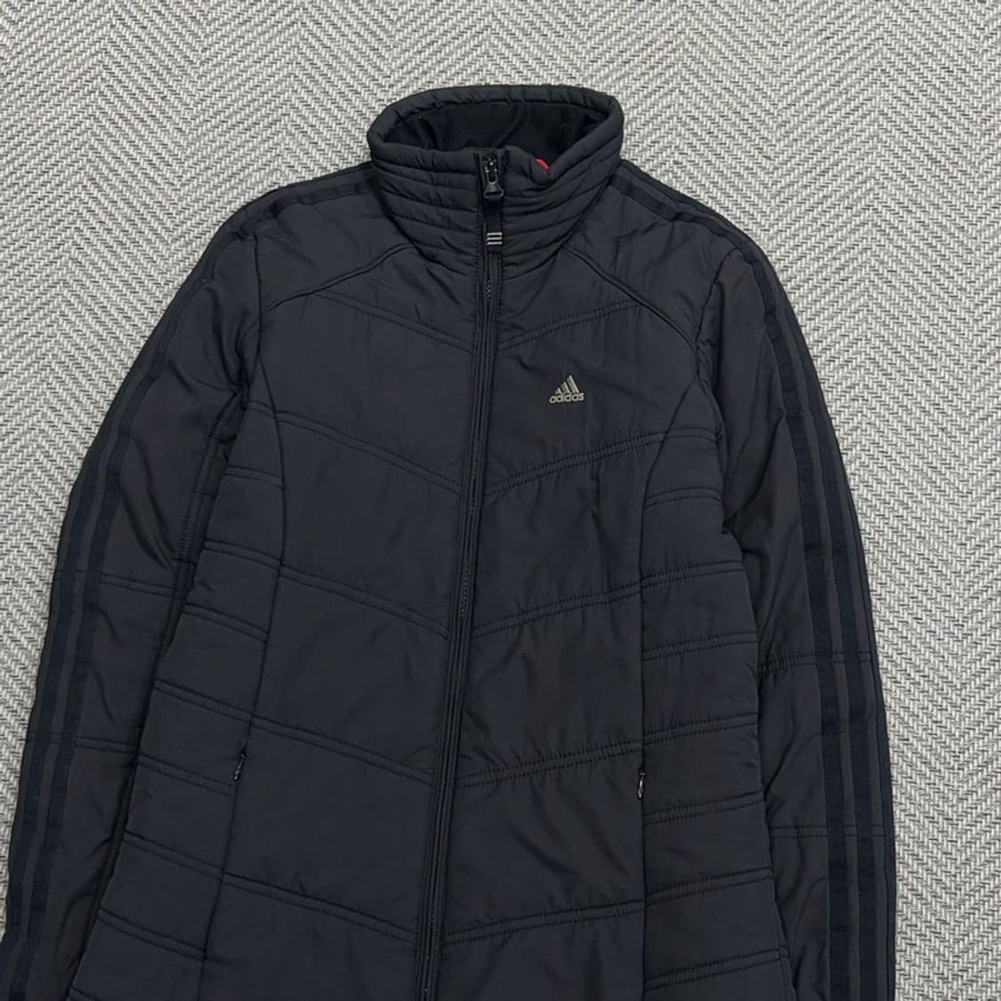 아디다스 삼선 슬림핏 롱패딩 v1681 상품이미지3