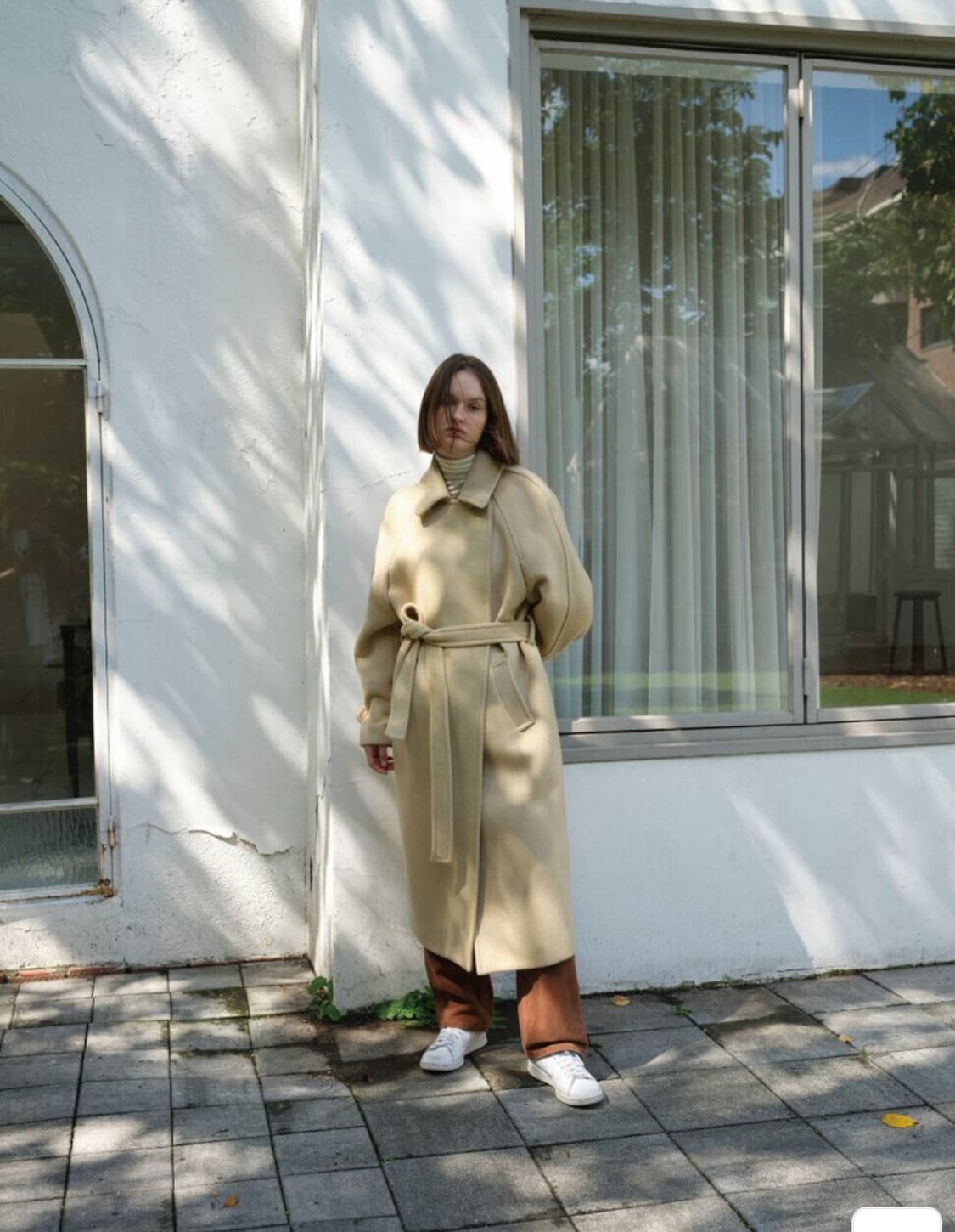 포저 pozer 레몬 헤링본 나그랑 롱코트 상품이미지4