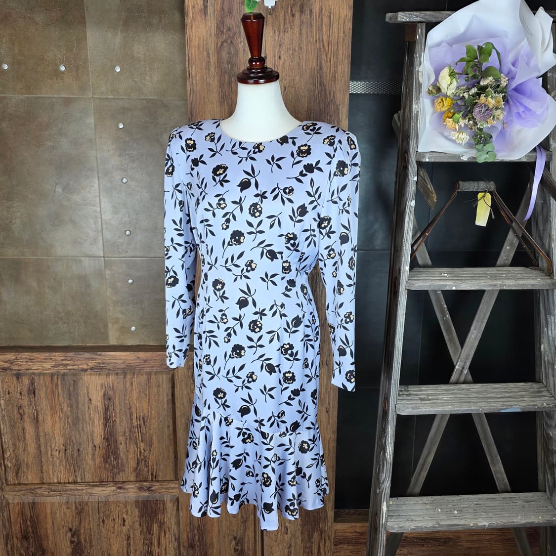 플로럴 프린트 리치 원피스 상품이미지1