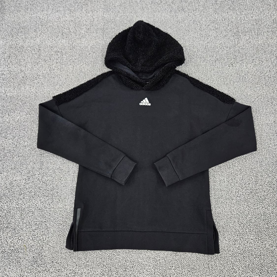 [M] 아디다스 쉐르파 플리스 후드 티셔츠 1104JM3 상품이미지1