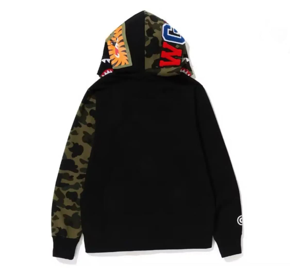 (M) 베이프 카모 샤크 풀집업 후디 (SS23) 상품이미지2