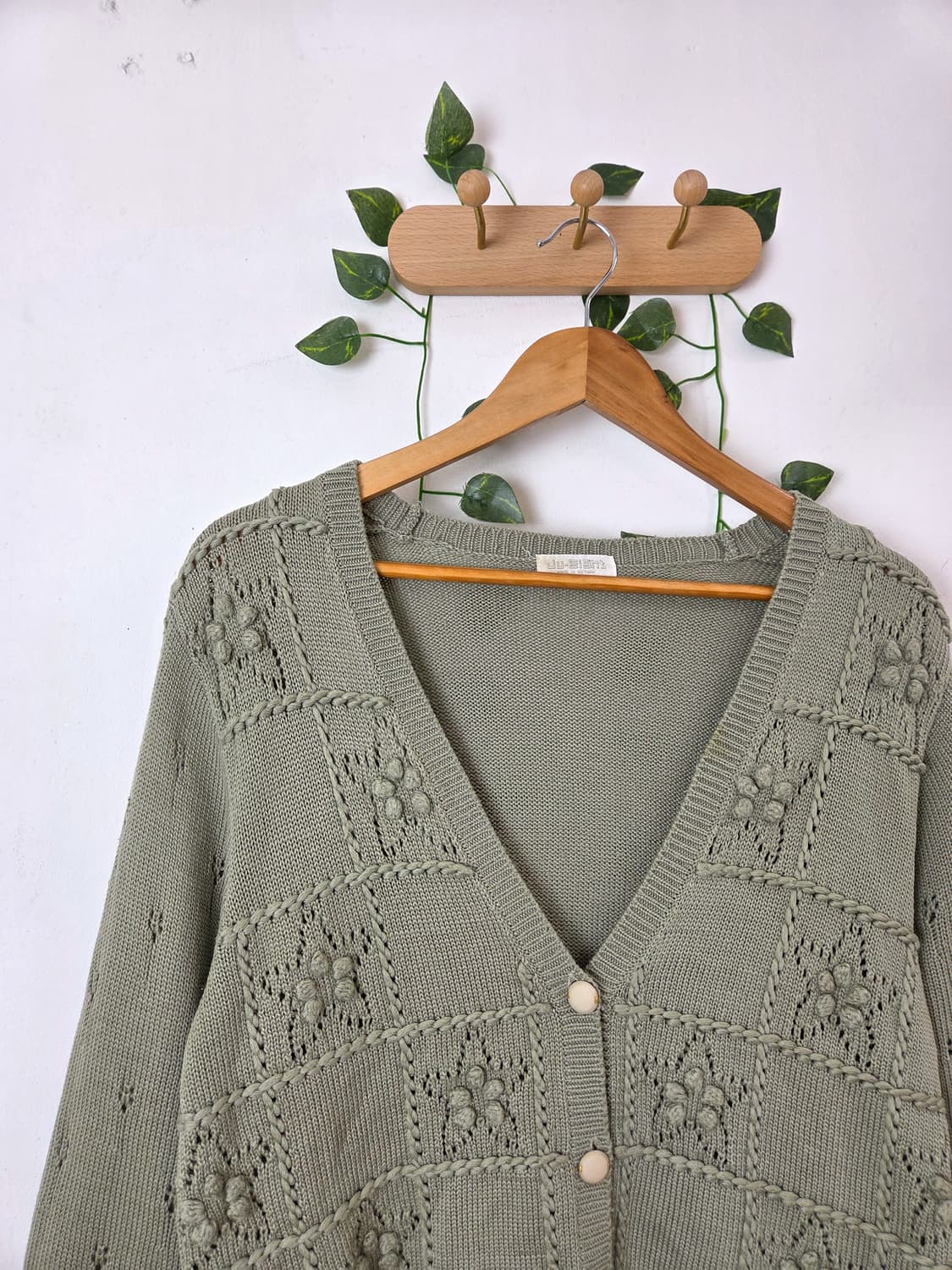 뮤트 민트 가디건 상품이미지2