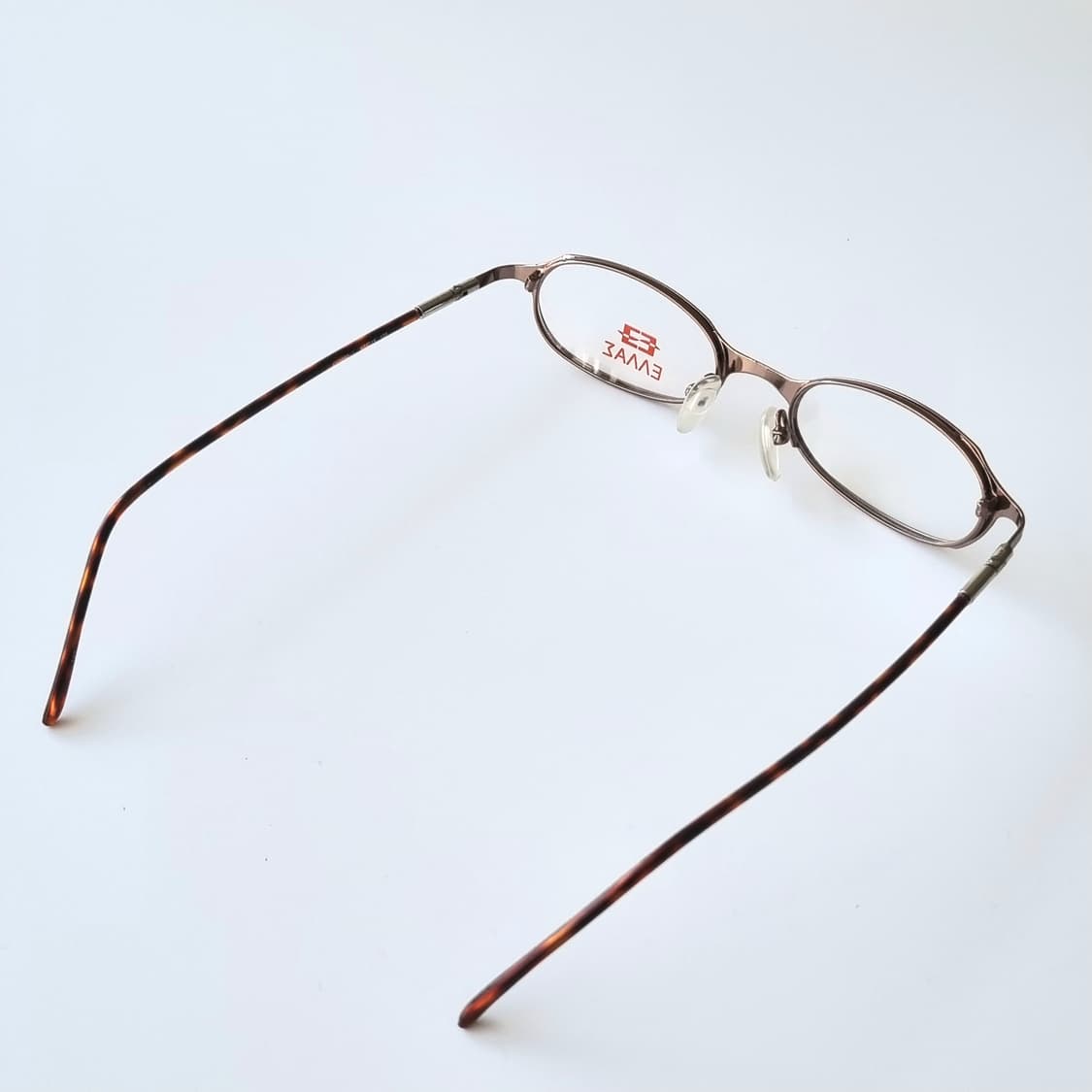 데드스탁 빈티지 브라운 슬림 메탈 안경테 624 상품이미지5