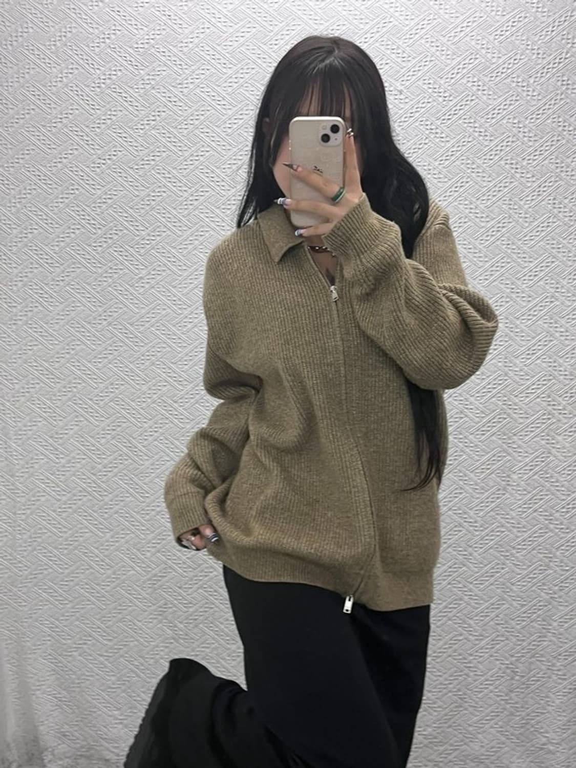 수아레 빈티지 모던캐주얼 니트 가디건 L C07652 상품이미지1