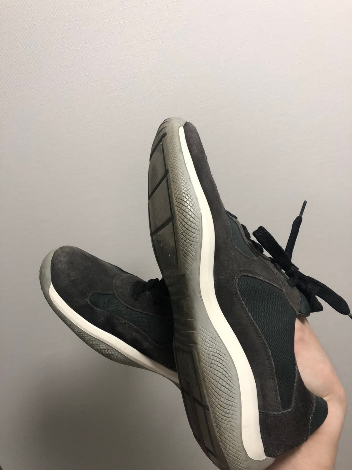 프라다 스포츠 아메리카컵 스웨이드 브라운 상품이미지5