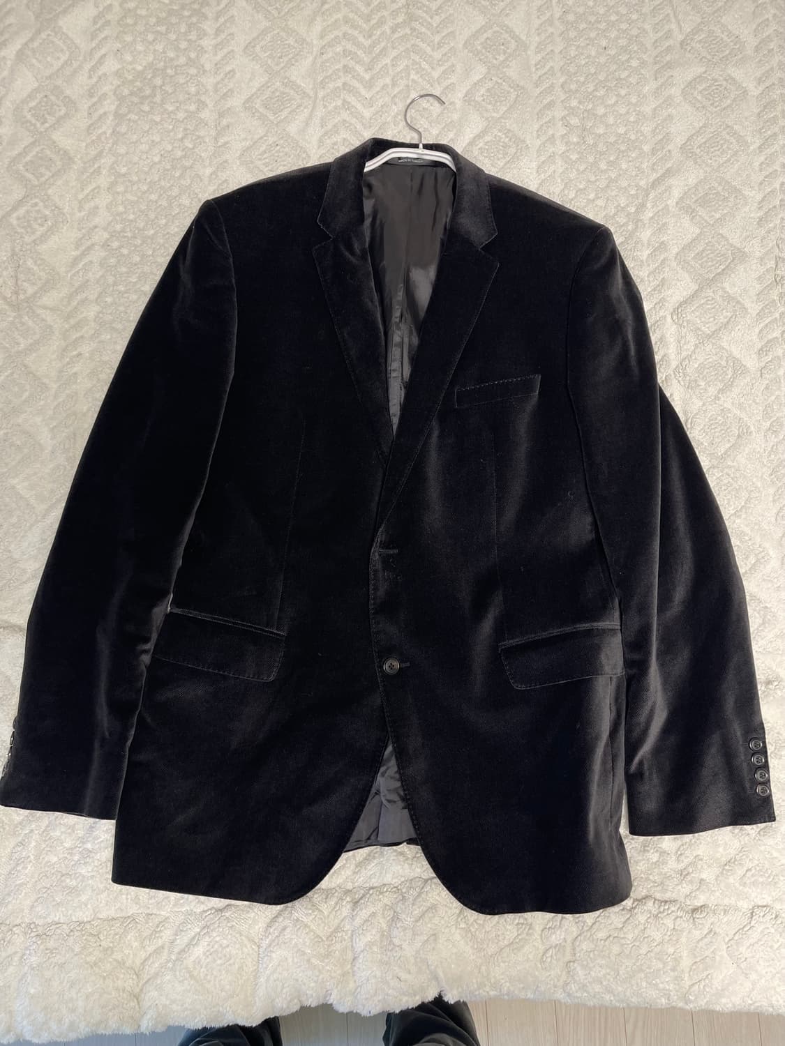 휴고 보스(Hugo Boss) 벨루어 벨벳 자켓 56(실측110) 상품이미지5