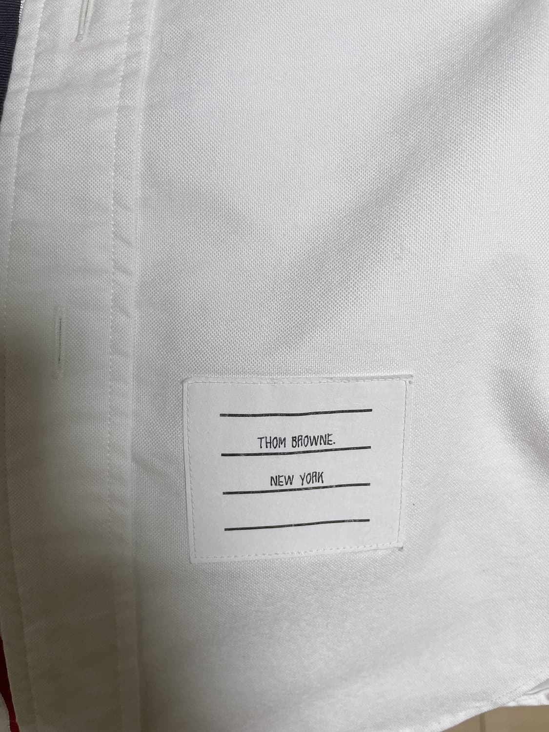 Thom Browne 삼선탭 화이트 셔츠 1사이즈 상품이미지2