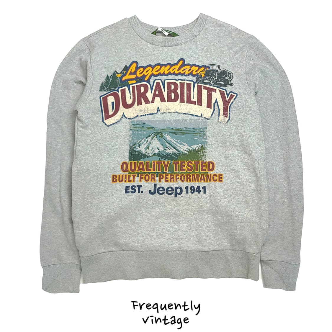 택포]지프 빈티지 프린팅 스웻셔츠 맨투맨 M~L 상품이미지1